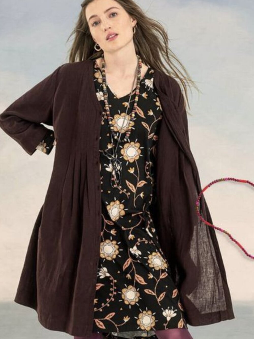 Gudrun Sjoden LINEN Dress Duster - Large